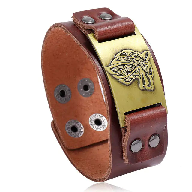 OMNI™ Nordic Style Leather Bracelet