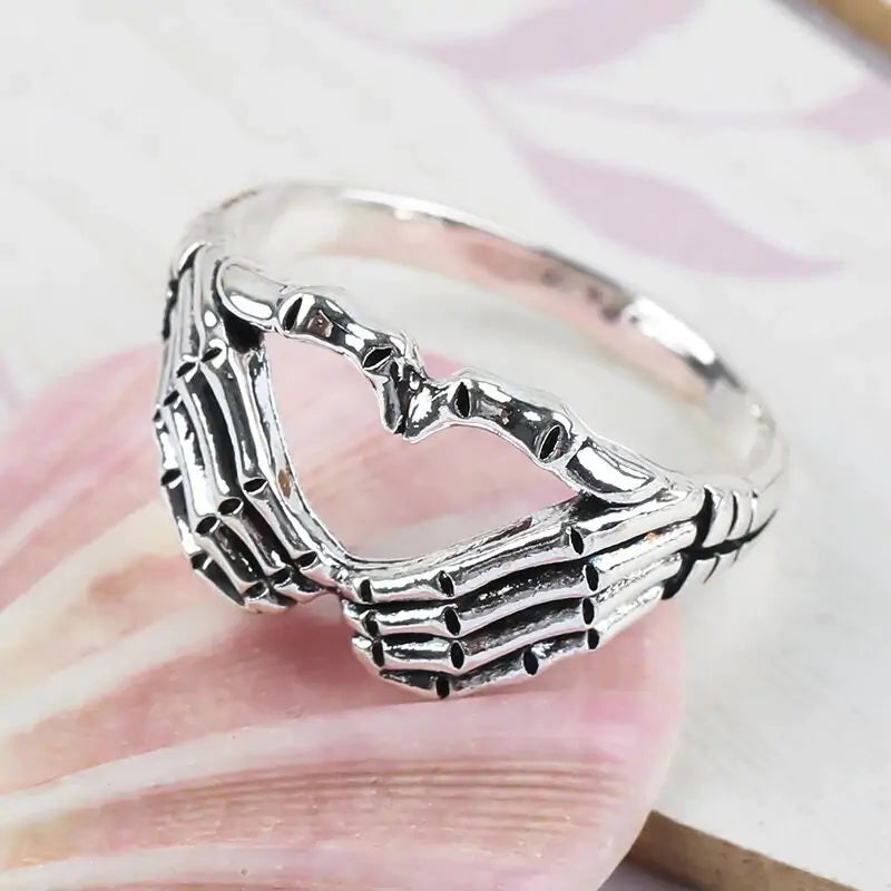 OMNI™ Gothic Skeleton Heart Ring