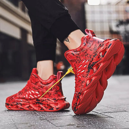 OMNI™ Thick Bottom Graffiti Men's Sneakers
