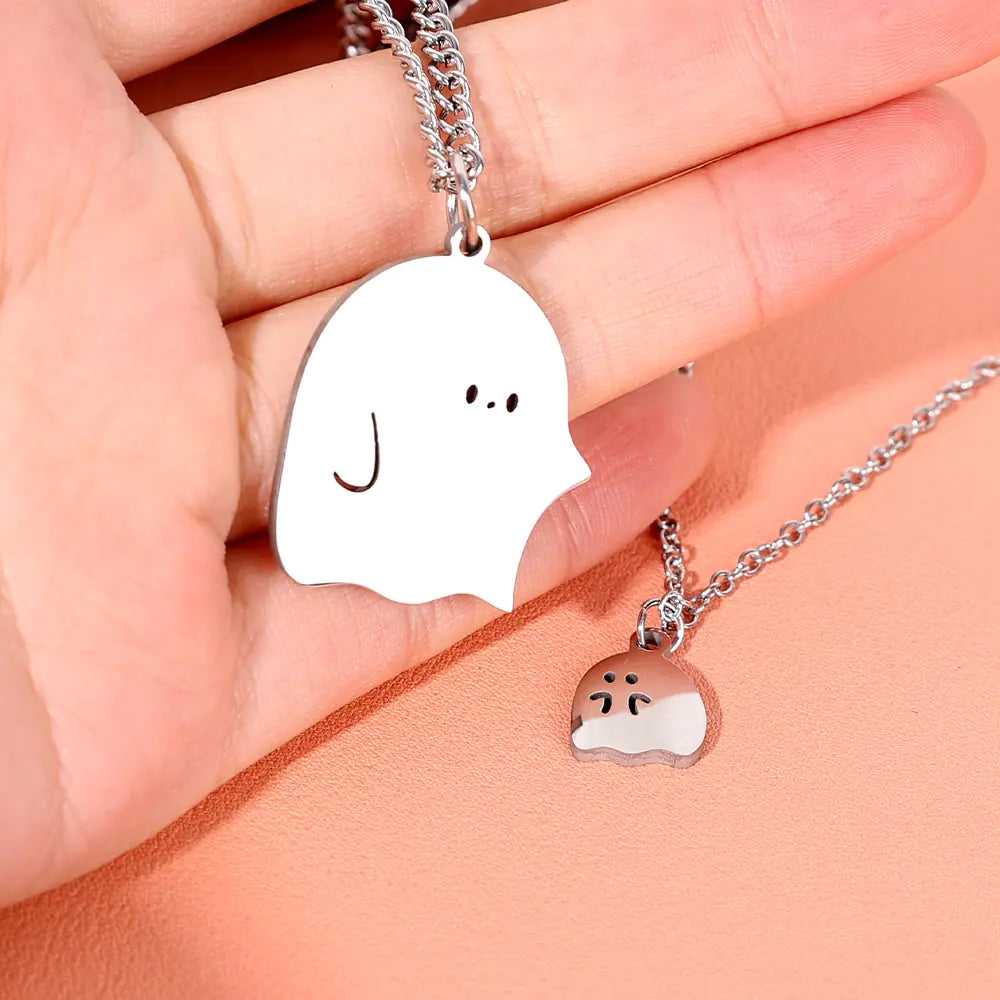 OMNI™ Cute Ghost Duo Couples Necklaces