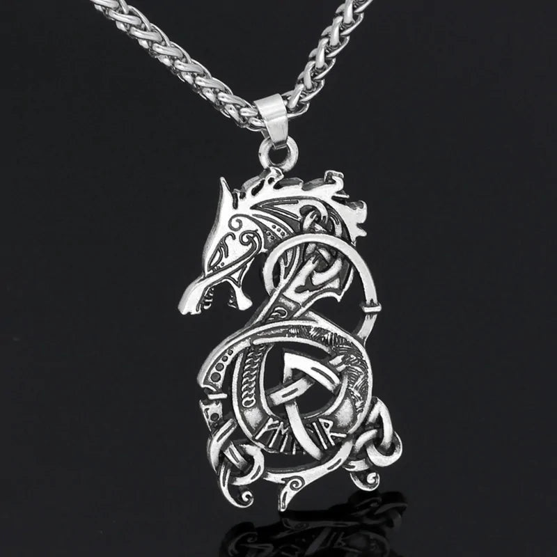 OMNI™ Viking Dragon Pendant Necklace