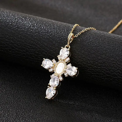 OMNI™ Crystal Cross Necklace