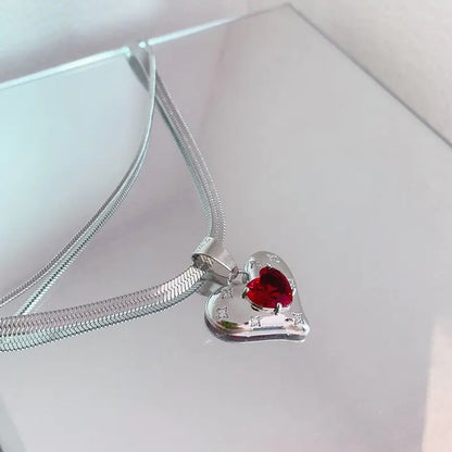 OMNI™ Big Heart Double Layer Necklace