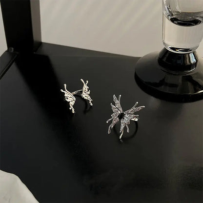 OMNI™ 925 Silver Sweet Cool Metal Butterfly Ring