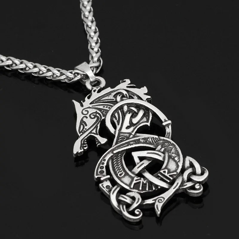 OMNI™ Viking Dragon Pendant Necklace