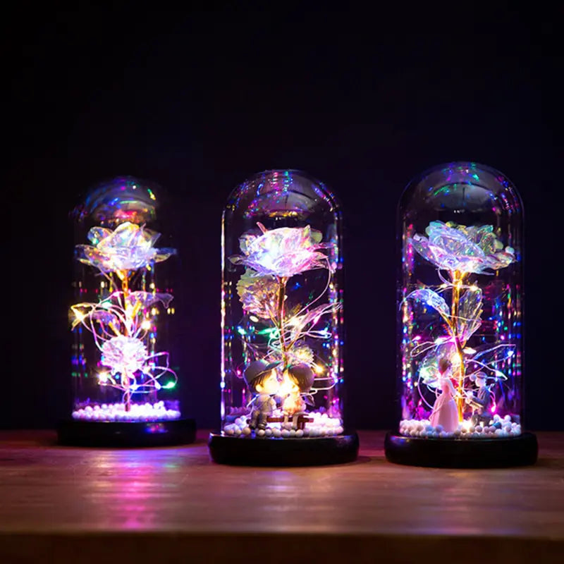 OMNI™ LED Enchanted Galaxy Rose Night Light