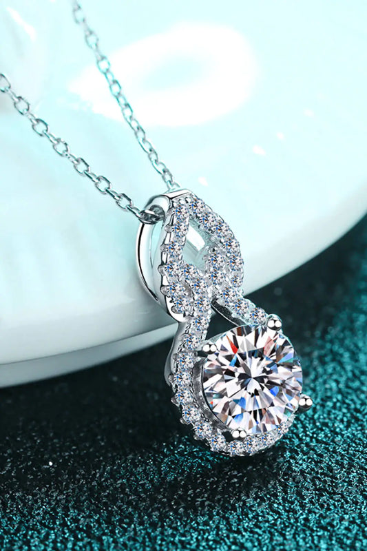 OMNI™ 1 Carat White Moissanite 925 Sterling Silver  Necklace