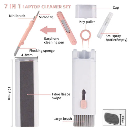 OMNI™ 7-in-1 Computer Keyboard Cleaner Brush Kit