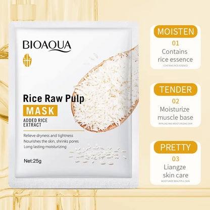 OMNI™ Rice Raw Pulp Face Care Sheet Mask