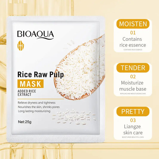 OMNI™ Rice Raw Pulp Face Care Sheet Mask