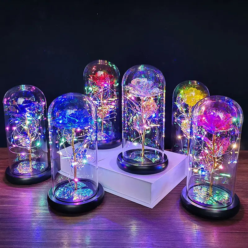 OMNI™ LED Enchanted Galaxy Rose Night Light