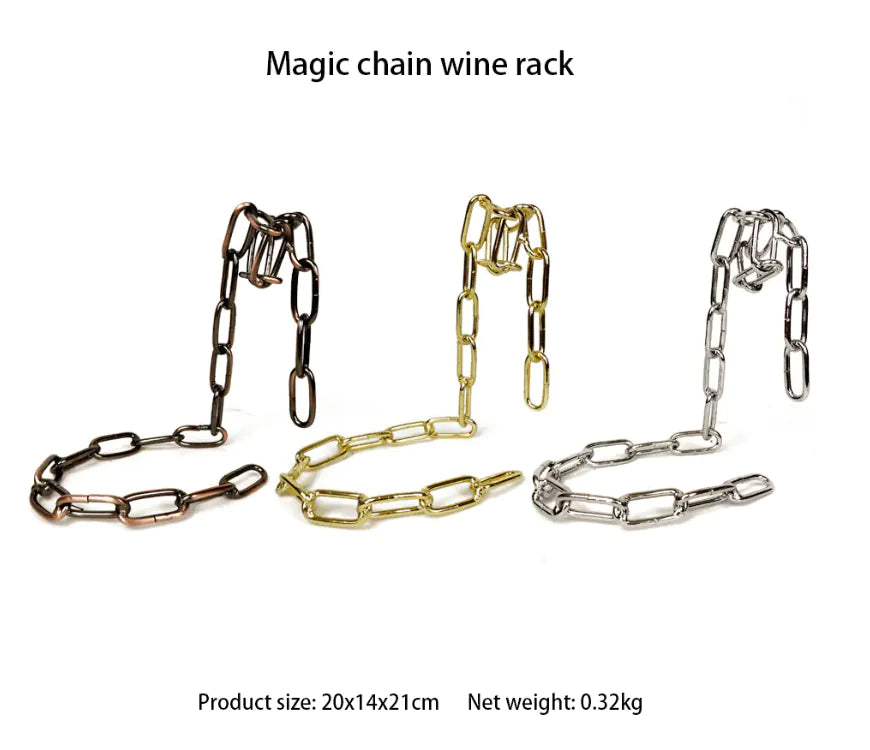 OMNI™ Magic Iron Chain Wine Bottle Holder