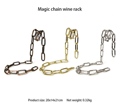 OMNI™ Magic Iron Chain Wine Bottle Holder