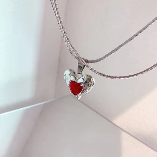 OMNI™ Big Heart Double Layer Necklace