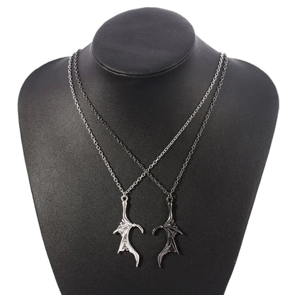 OMNI™ Dragon Wing Heart Couples Necklace