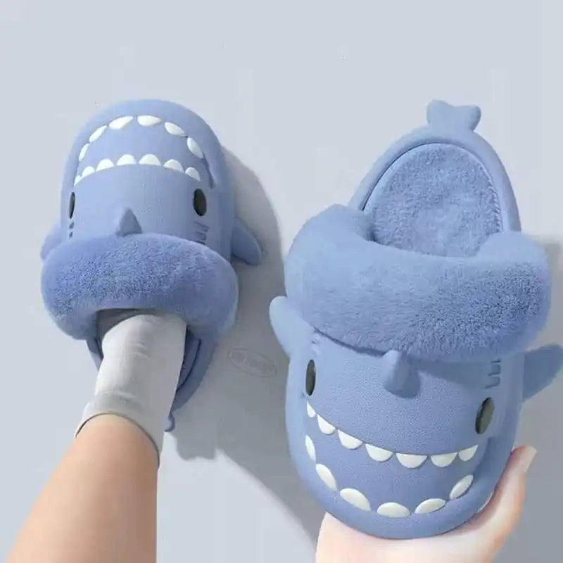 OMNI™ Unisex Shark Plush Slippers