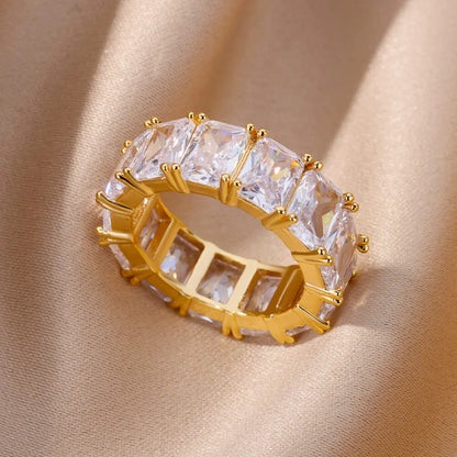 OMNI™ Women's Rectangular Zircon Ring