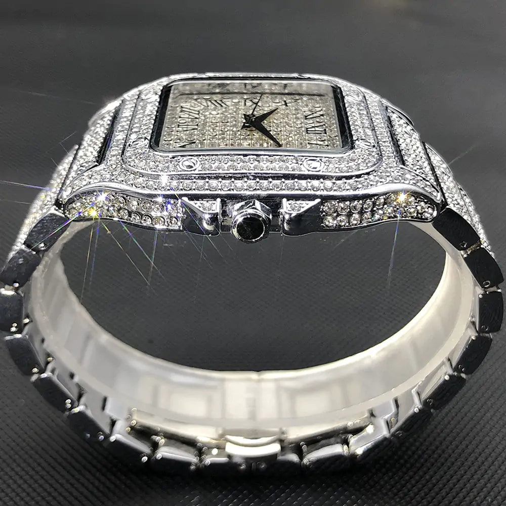 OMNI™ Waterproof Full Diamond Men's Watch