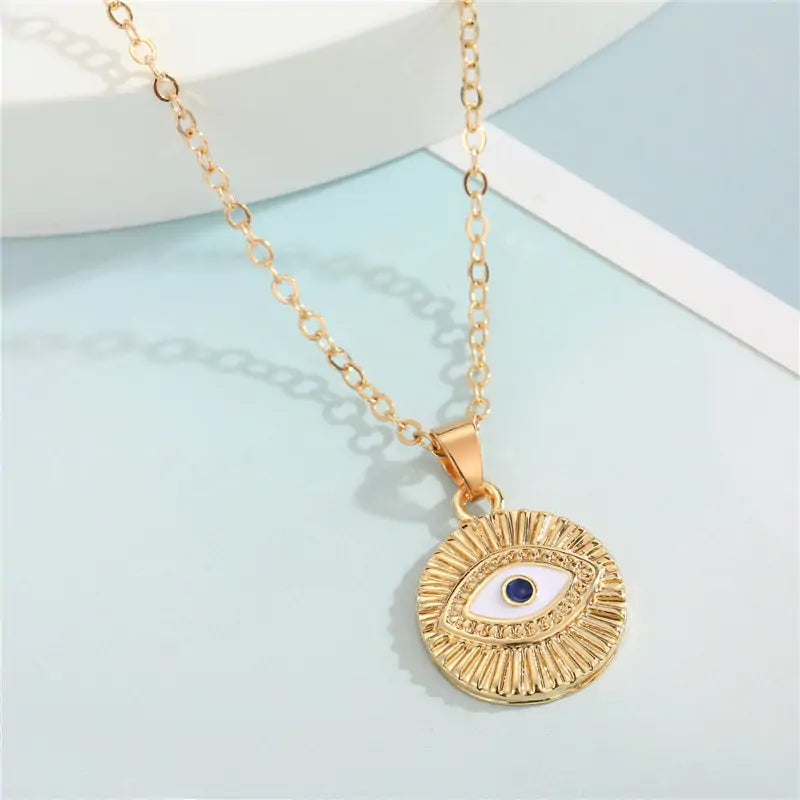 OMNI™ Crystal Turkish Evil Eye Necklace