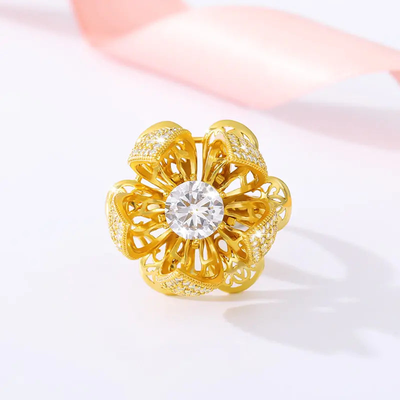 OMNI™ Women's Garland Flowers Ring