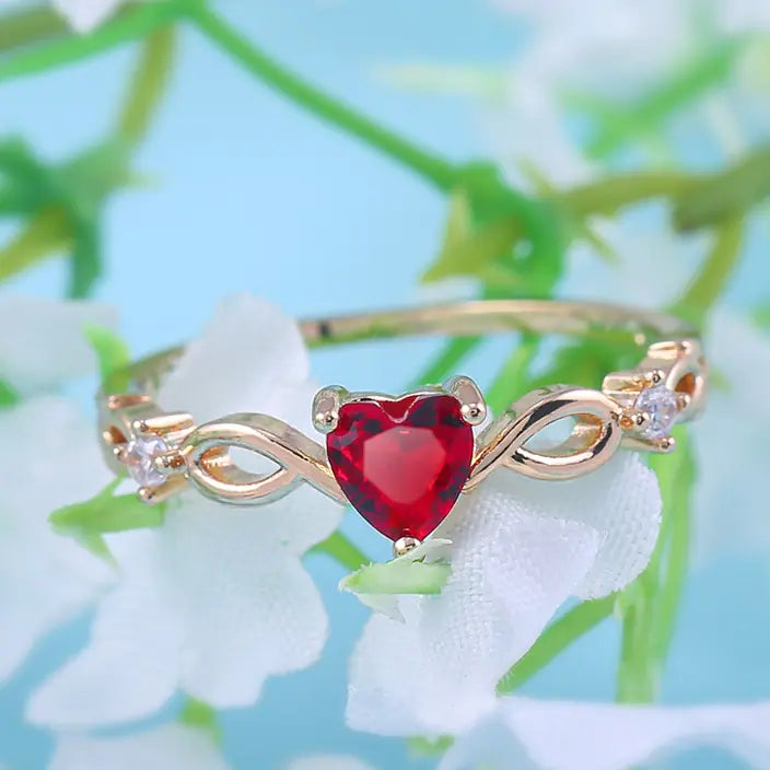 OMNI™ Cubic Zirconia Simple Heart Ring