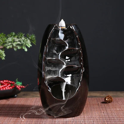OMNI™ Ceramic Waterfall Incense Burner