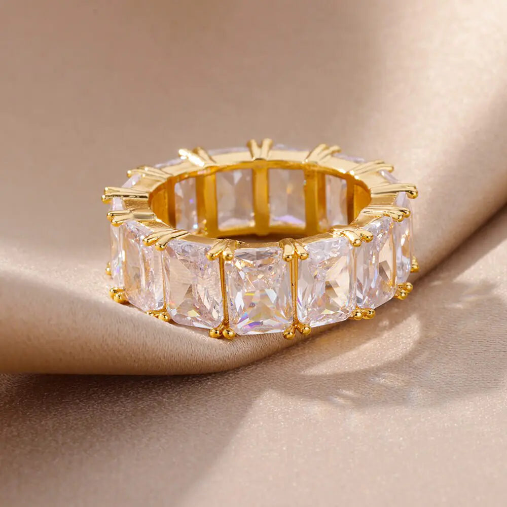 OMNI™ Women's Rectangular Zircon Ring