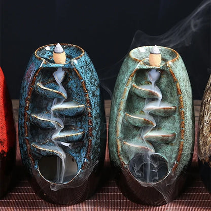 OMNI™ Ceramic Waterfall Incense Burner