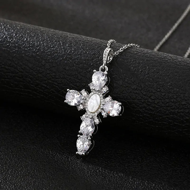 OMNI™ Crystal Cross Necklace