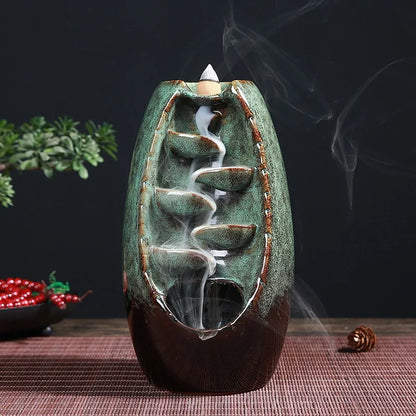 OMNI™ Ceramic Waterfall Incense Burner