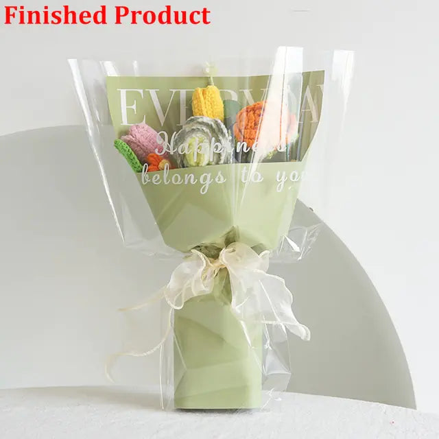 OMNI™ Hand-Woven Home Decor Fake Flowers Bouquet