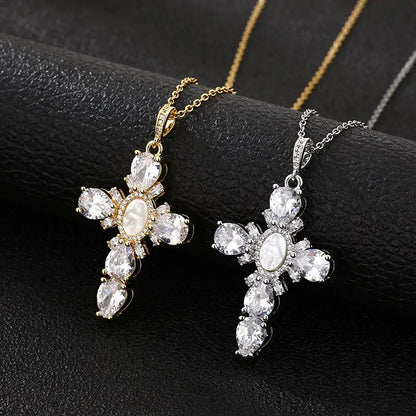 OMNI™ Crystal Cross Necklace