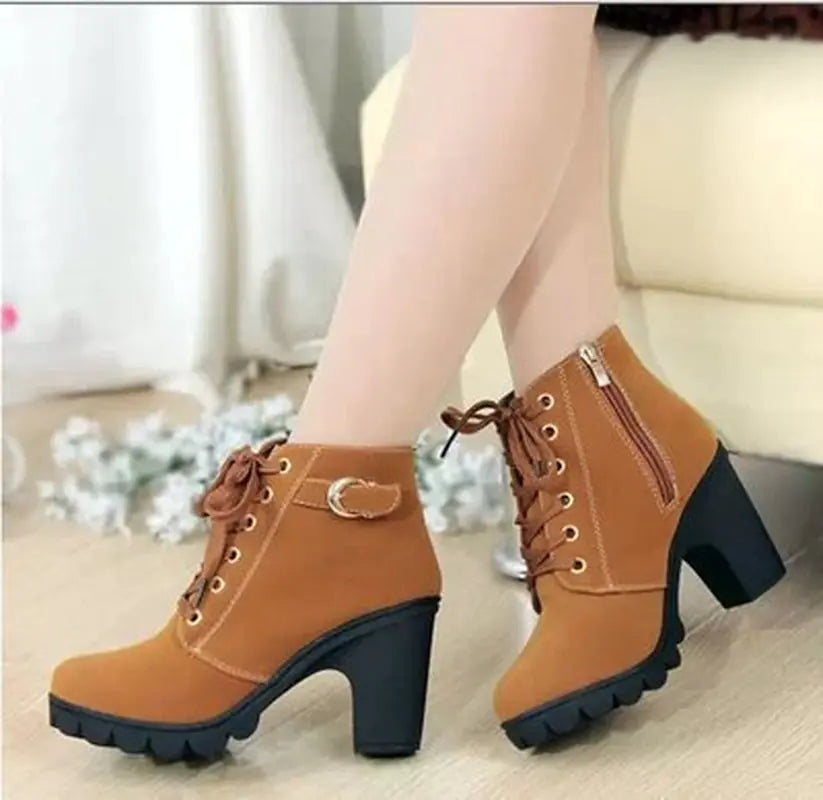 OMNI™ Trendy Thick Heeled Women's Boots