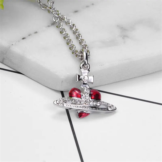 OMNI™ Ringed Heart Necklace and Earrings