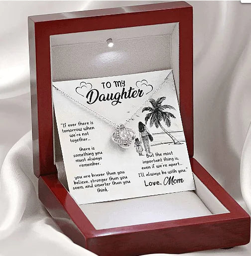 OMNI™ 14K White Gold Daughter's Love Necklace