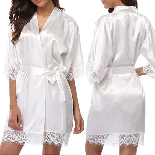 OMNI™ Sexy Kimono Style Silk Robe