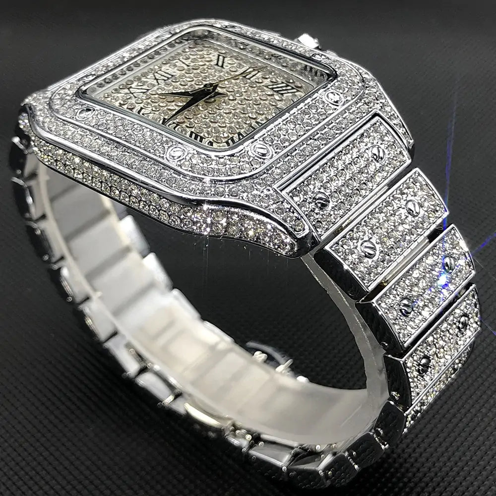 OMNI™ Waterproof Full Diamond Men's Watch