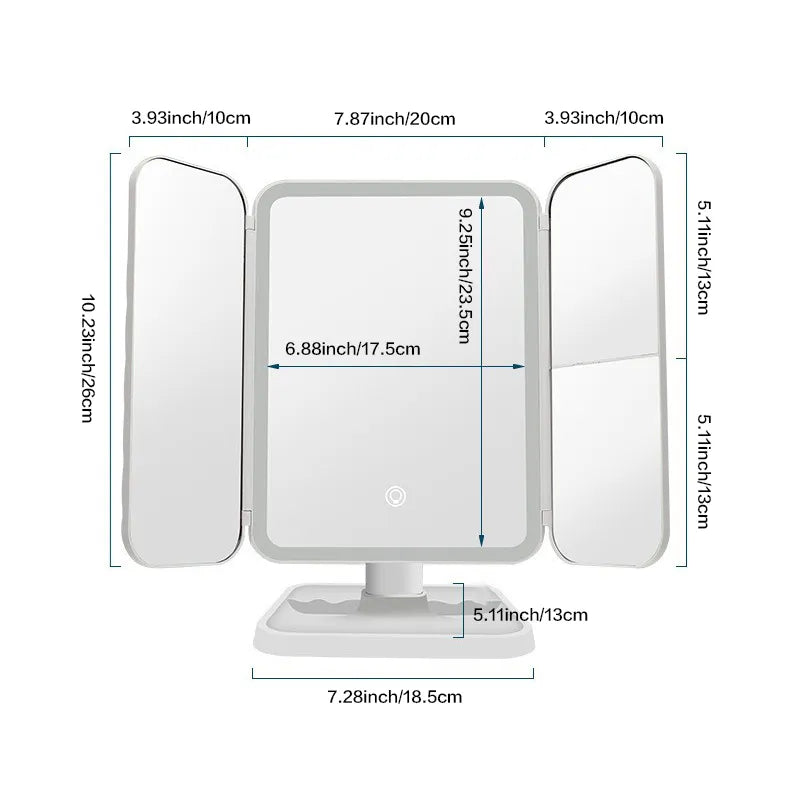 OMNI™ Smart Tri LED Makeup Mirror