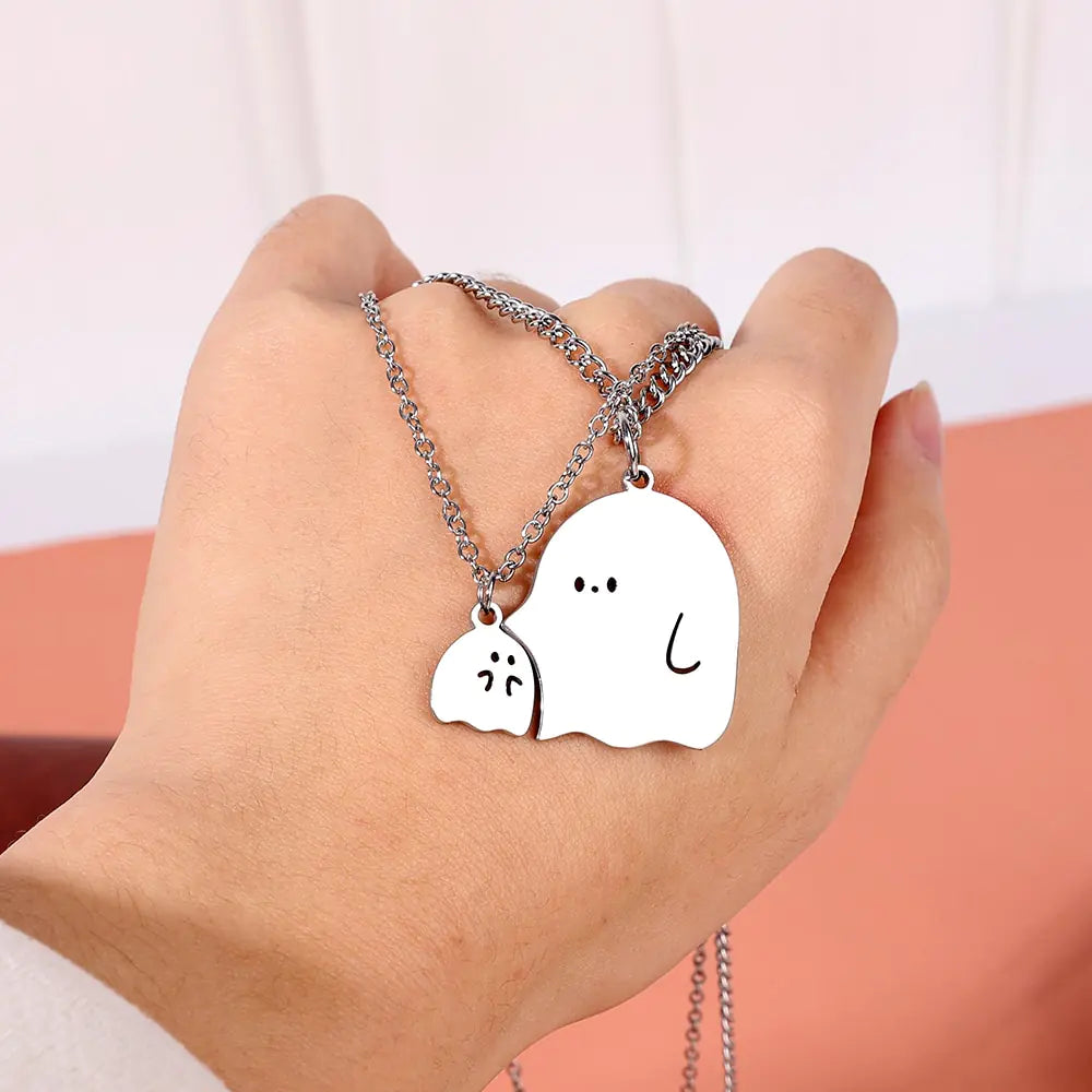 OMNI™ Cute Ghost Duo Couples Necklaces