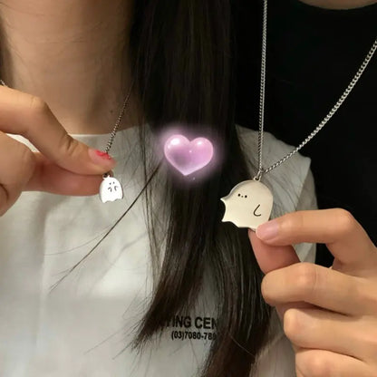 OMNI™ Cute Ghost Duo Couples Necklaces