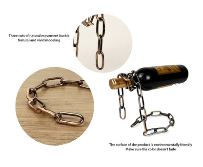 OMNI™ Magic Iron Chain Wine Bottle Holder