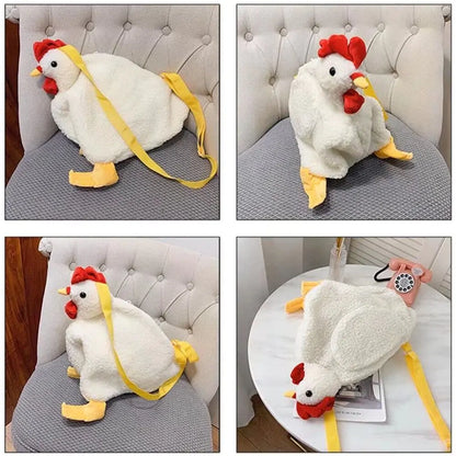 OMNI™ Hen Shape Plush Handbag