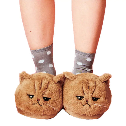 OMNI™ Unisex Soft Kitten Plush Slippers