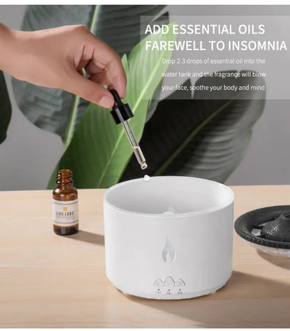 OMNI™ Essential Oil Diffuser and Air Humidifier with Smoke Ring Night Lamp